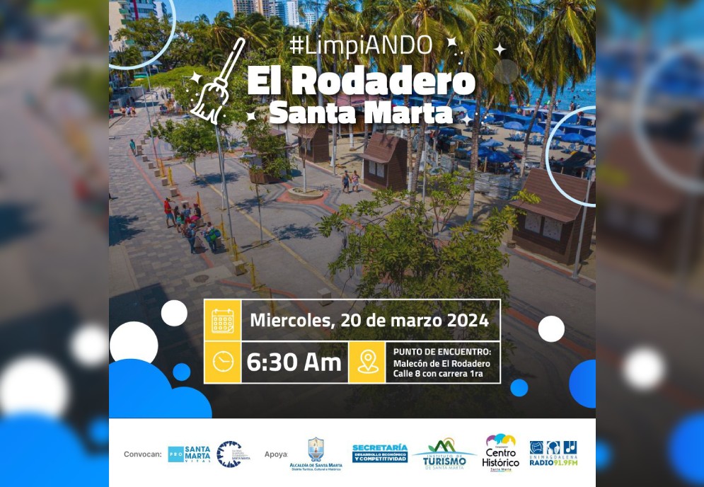 ¡Únete a la gran jornada ‘Limpiando’ El Rodadero!